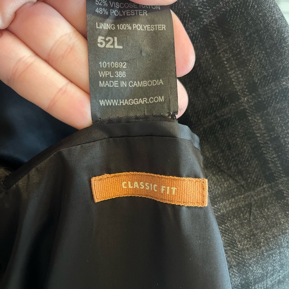 Classic Fit Haggar Sport Coat 52L - Picture 3 of 10